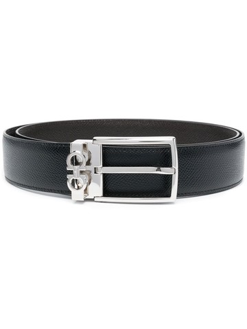 Ferragamo - logo buckle belt - men - Calf Leather - 85 - Black