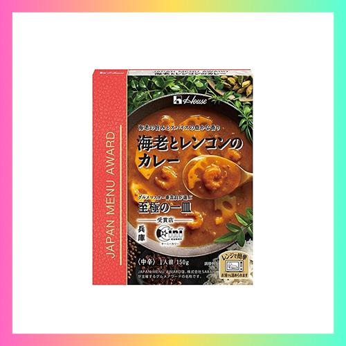 ハウス ジャパンメニューアワード 海老とレンコンのカレー 150g×5個