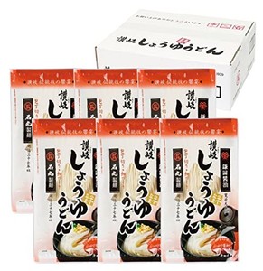 (お徳用ボックス) 石丸製麺 半生讃岐しょうゆうどん260G×6入り