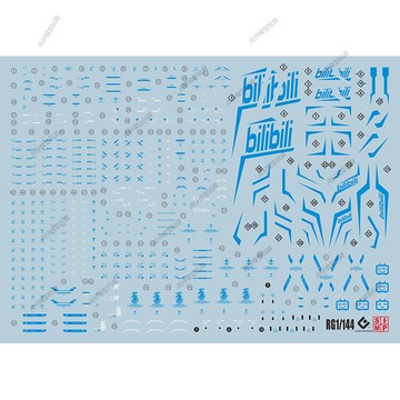 【台灣出貨】✨限時下殺 模型水貼 EVO PB限定 RG 1/144 獨角獸 3號機 菲尼克斯 NT 玩具螢光水貼紙