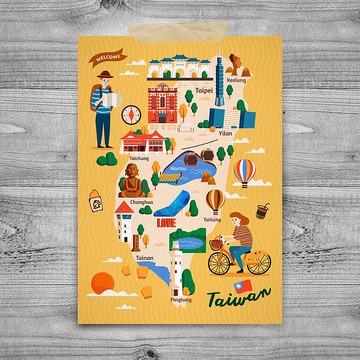 台灣意象 明信片 – 旅遊台灣 D