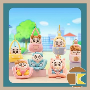 【2月預購】蠟筆小新 Baby出街系列 1+1掛偶盲盒 盒玩 盲抽 收藏 娛樂 一中盒6入 愛蛋客