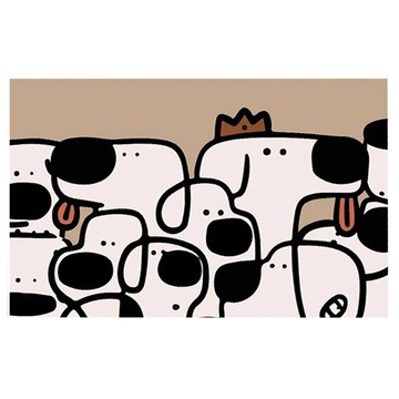 喬木居家 動物造型硅藻泥踏墊 可水洗  卡通 04  1個  60 x 40cm