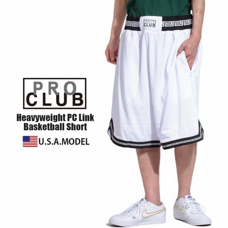 プロクラブ ハーフパンツ Pro Club バスパン メッシュパンツ メンズ メッシュショーツ バスケット パンツ スポーツ ジャージ ジム トレーニング S M L Xl 通販 Lineポイント最大get Lineショッピング