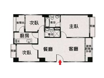 近藝文區꧁竹城金閣꧂輕屋齡三房車~一層兩戶格局方正｜桃園市桃園區大業路二段