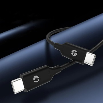 HP 惠普 DHC-TC107 Type-C充電線 速充快充線-黑色-2M