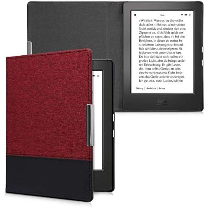 kwmobile 対応: Kobo Aura H2O Edition ケース キャンバス 電子書籍カバー オートスリープ rea