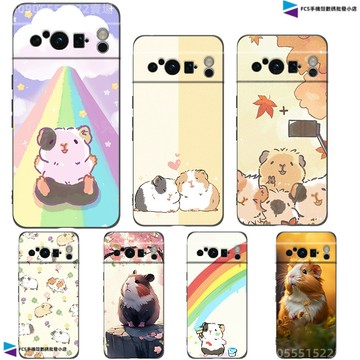 趣味卡通倉鼠手機殼 Google Pixel 11 10 9 8 7 6 谷歌10A 9A 8A 7A 6A 防摔軟殼