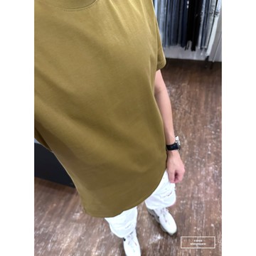 E7th.重磅全素手袖小標短T-咖啡(E7C400012303)