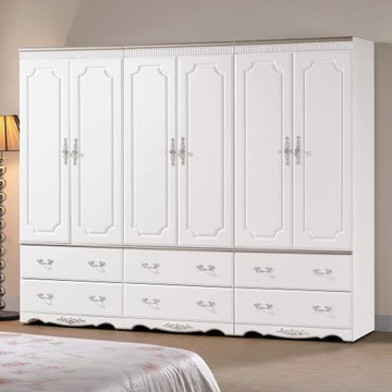 Boden-艾森塔8.1尺歐式組合衣櫃