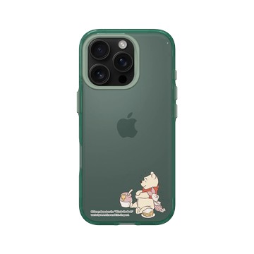 iPhone 16 Pro Clear 憂墨綠 - 迪士尼-小熊維尼 Disney Winnie The Pooh - 溫馨早午餐