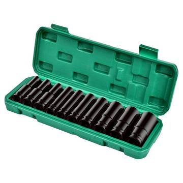 鉻釩鋼CR-V 4分長套筒 Set  1組