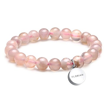 櫻花瑪瑙水晶 香薰精油手鏈 | 8mm / 10mm