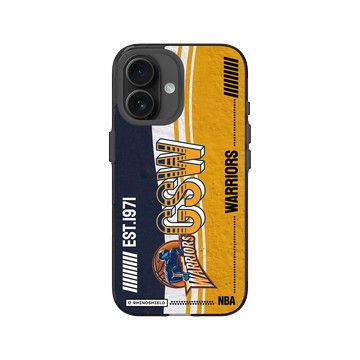 iPhone 16 Clear (相機按鈕) 酷墨灰 - NBA - 復古球員卡-金州勇士 Golden State Warriors - Vintage Card