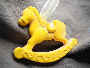 手作 木馬擴香石 遊樂園裡