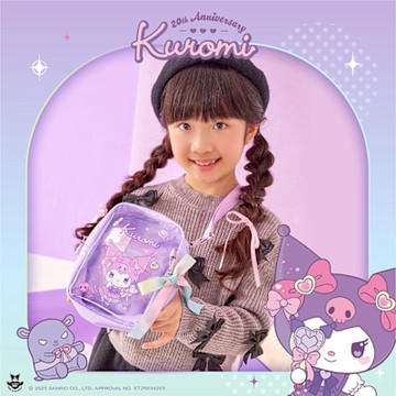【IMPACT】怡寶 | 酷洛米Kuromi 20週年紀念透明側背包 #紫色 IMQKU011PL