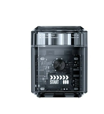 yoose  ICE  全透明隨身電動刮鬍刀- 透明灰