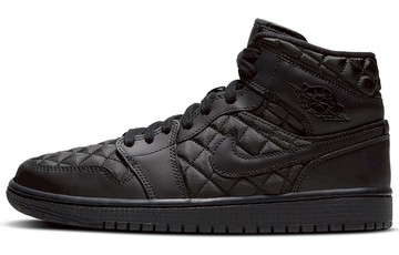 JORDAN 1 MID SE QUILTED BLACK WOMENS