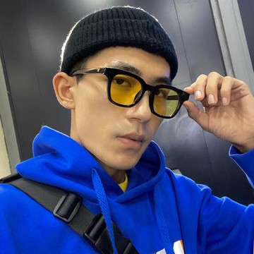 日系復古黃色墨鏡男士潮搭街拍凹造型偏光防紫外線配近視太陽鏡女