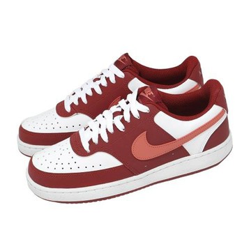 Nike 休閒鞋 W Court Vision Lo P NBK 女鞋 紅 白 復古 IM1652-601