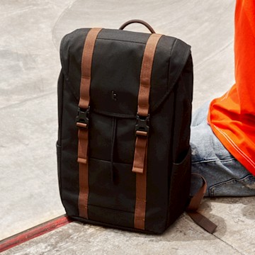 Tomtoc 復古新潮 經典軍包 棕黑