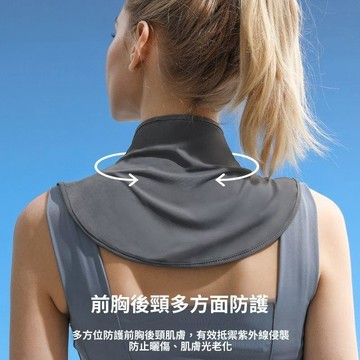 🚀在臺直出 可開統編💛防曬脖套女夏季冰絲面罩護頸部圍脖薄款圍巾防紫外線脖子防曬神器