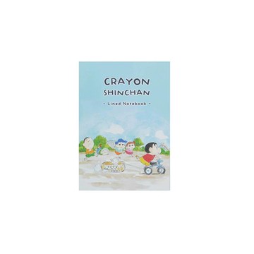 蠟筆小新 25K橫線固頁筆記本-好朋友