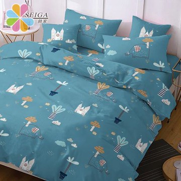【Seiga 飾家】精選絲柔棉被套床包組 台灣製 多色任選(單人/雙人/加大均一價)