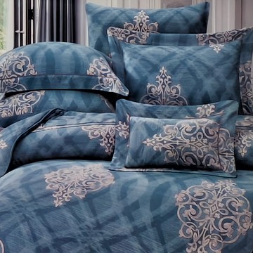 Grace Life 60支100%天絲兩用被床包組 頂級精緻系列 (...  33克魯瓦  被子 + 床墊套 + 枕套組  床包150 x 186cm + 被套180 x 210cm + 枕套45 x 75cm