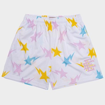 Printed Stretch Waist Basketball Shorts印花彈力腰部籃球短褲