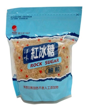 【淳味】紅冰糖(細) (450g/包) (粗甘蔗煉製 / 原色冰糖)