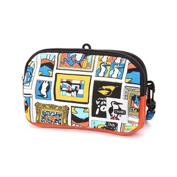 CHUMS Halter Neck Mini Bag Sweat Nylon隨身肩背包 ArtBooby CH603878Z378