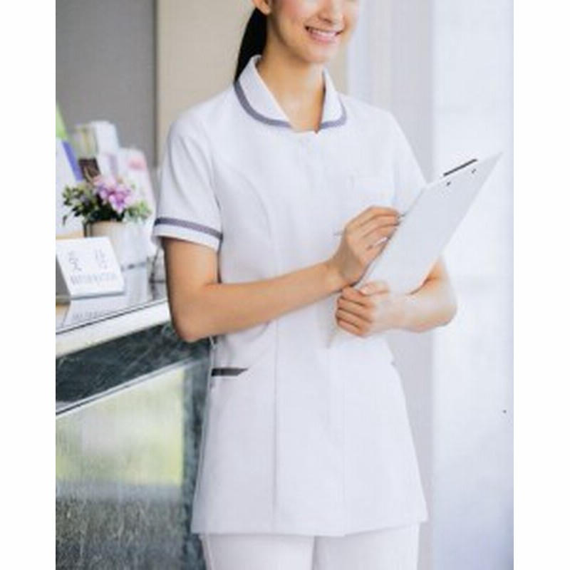 白衣 女性 医療用 ナース白衣 半袖パンツ上下セット レディース看護師 ヤギコーポレーション 通販 Lineポイント最大6 0 Get Lineショッピング