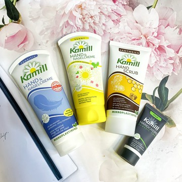 德國 Kamill 卡蜜兒 洋甘菊護手霜 75ml Q10/手足/溫和/清爽/限定/去角質舒緩/隨身瓶 附發票現貨 ｜滿額領券最高現折$200⚡專櫃保養美妝 品牌香氛 美的三次方【心心哈德】