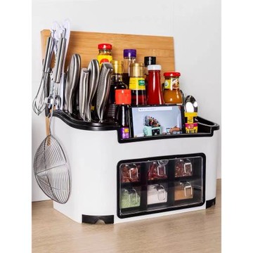 廚房置物架刀架調味瓶調料架子多功能神器用品家用大全筷子收納盒