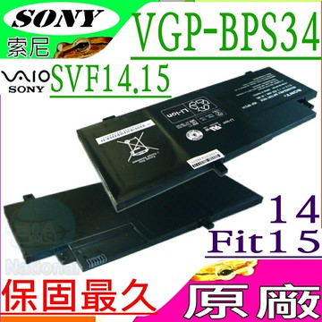 SONY VGP-BPS34 電池(原裝)- VGPBPS34 VGP-BPL34 Fit15 SVF15A1ACXS SVF15A1BCXS SVF15A1C5E SVF15A1CCXB