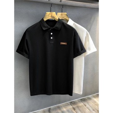 舒適透氣極簡風休閑短袖POLO衫男士2025新款t恤男生夏季翻領上衣