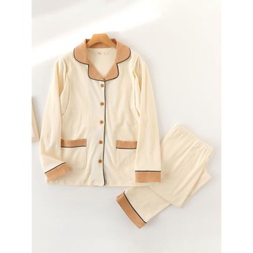 月子服睡衣女春秋季純棉孕婦產后喂奶家居服薄款哺乳套裝懷孕期