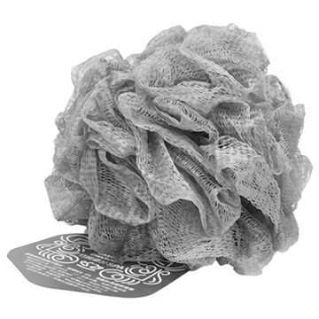 KEYTOSS 詰朵斯 竹炭添加沐浴球 細織  有效深層清潔肌膚  材質柔軟親膚  泡沫更細膩  蓬鬆立體編織  快乾不易發霉  RE8870  1入  1個