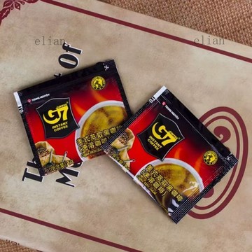 台灣出貨 免運越南g7純黑咖啡0反脂無蔗糖健身伴美式速溶提神醒腦學生正品咖啡