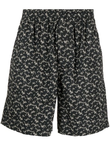 MARANT - Vataya high-waisted shorts - men - Cotton - S - Black