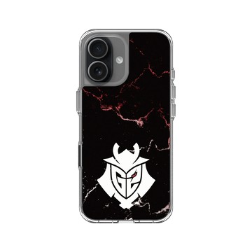 iPhone 17 Clear Case（相機按鈕） 透明 - G2 Esports - G2 Logo Marble