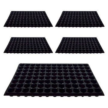 蔬菜工坊 104孔穴盤  黑色  5個  56 x 36 x 4cm