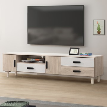 【Homelike】喜家居6尺電視櫃(木面)(2257)