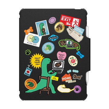 JOGUMAN x CASETiFY iPad Pro (5th/6th gen) Black iPad