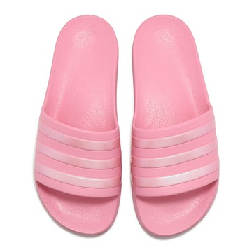 adidas 拖鞋 Adilette Aqua 女鞋 粉紅 三條線 快乾 舒適 愛迪達 涼拖鞋 IF6071