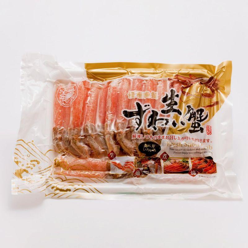 カネダイ 生ずわいがに 棒肉 ポーション 総重量 500g (25本 1パック)   お刺身OK ズワイガニ ずわいがに ポーション むき身