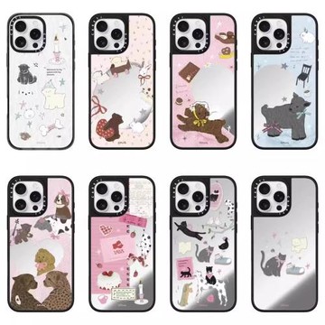 casetify聯名Roria動物豹豹貓貓適用iPhone蘋果16pro/15/14/13/12/11/maxplus殼套磁吸magsafe保護殼鏡面