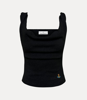 Vivienne Westwood Anna Top Rib Jersey Black M Women