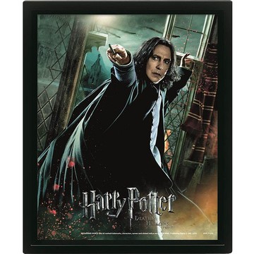 【哈利波特】石內卜 - 撕淌三步殺 含框3D海報